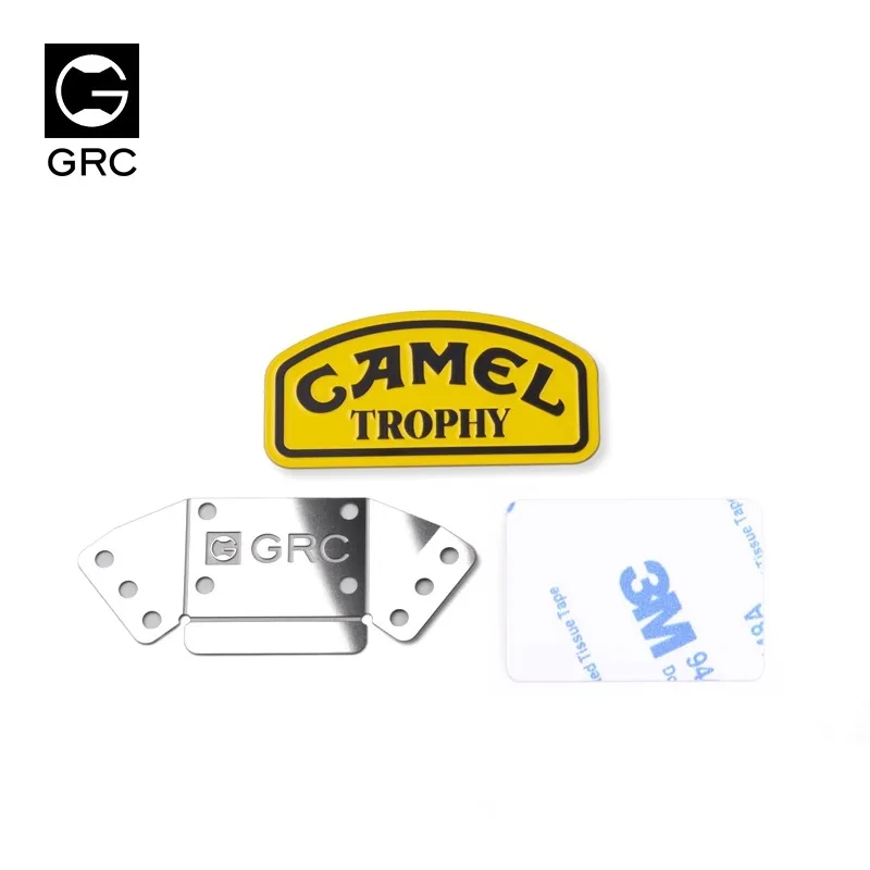 

Metal Camel Cup Camel Trophy Car Logo Decoration for 1/10 1/8 RC Crawler Car RC4WD D90 D110 SCX10 Traxxas TRX4 Defender Cherokee