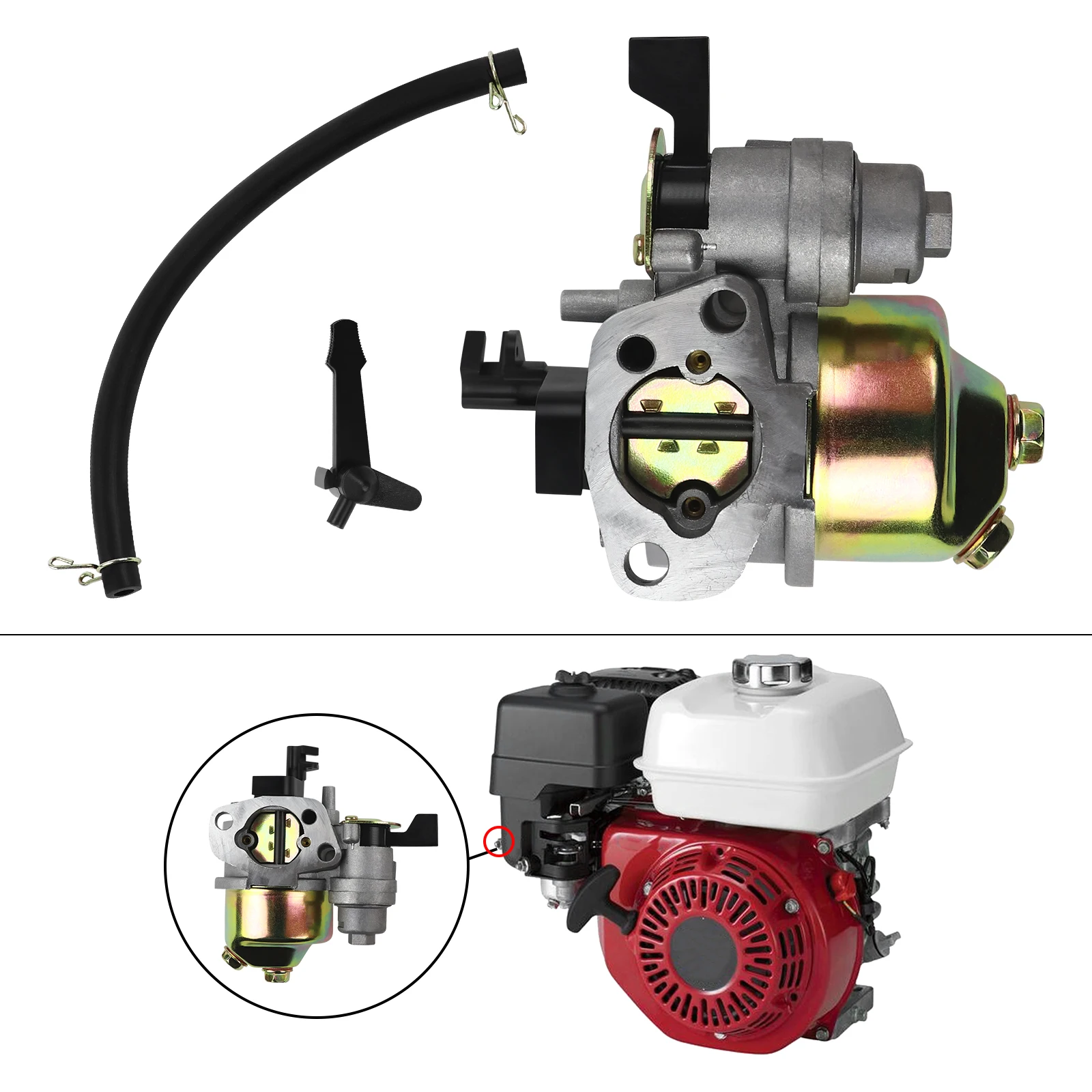 ⚙️ Carburador Precision Auto Labs Para Honda GX120 GX160 GX200 – 16100-ZH8-W61, 42mm, 6 Unidades