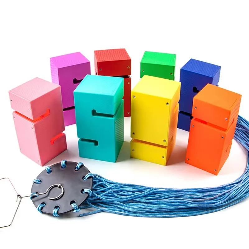 5 pièces Sport de plein air travail d'équipe jeu accessoires jouet enfants co coopère pour construire tour maternelle équipement sensoriel enfants jouets de Sport