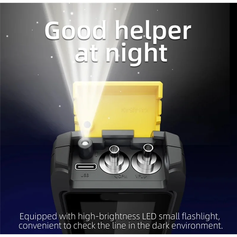 A24U Mini 4 In 1 Optische Power Meter Visual Fault Locator Glasvezel Lichtmeter Glasvezel Tester OPM Tester VFL