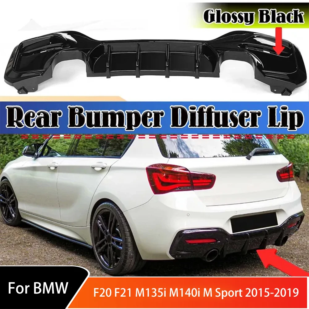 

Rear Bumper Lip Diffuser Spoiler For BMW F20 F21 M135i M140i M Sport 2015-2019 rear bumper protector Auto Parts