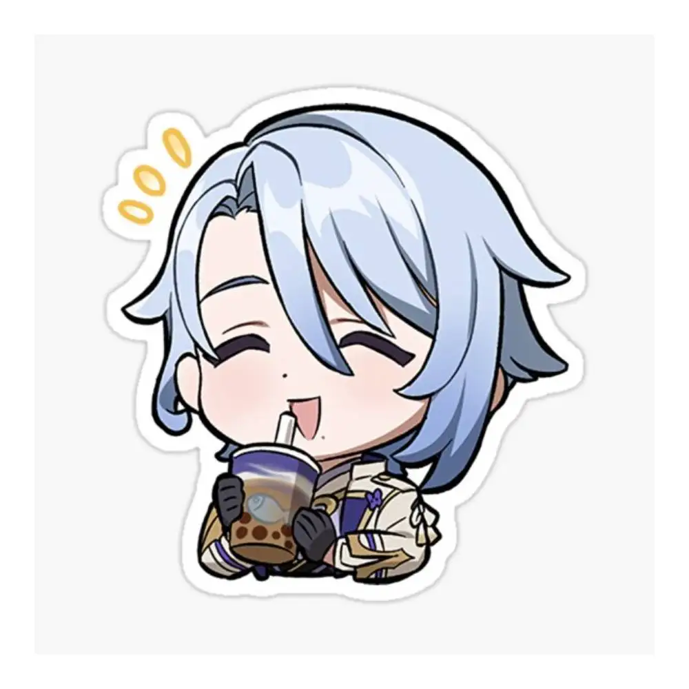 Chibi Ayato Genshin Impact Sticker Car Window Bumpers Die-cut Vinyl Stickers Decorative Accessories