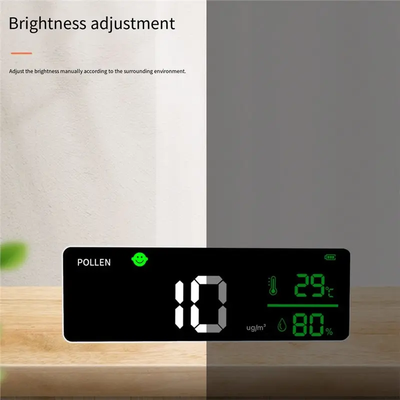 CJSD-Pollen Detector Meter Emperature Humidity Meter Pollen Measurement Temperature Humidity Meter