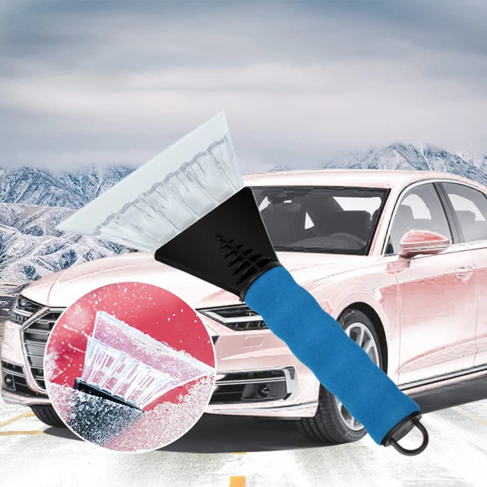 1pcs Car Ice Scraper Windshield Ice Breaker Quick Clean Glass Brush Snow Remover TPU Tool Auto Window Winter Snow Brush Shovel