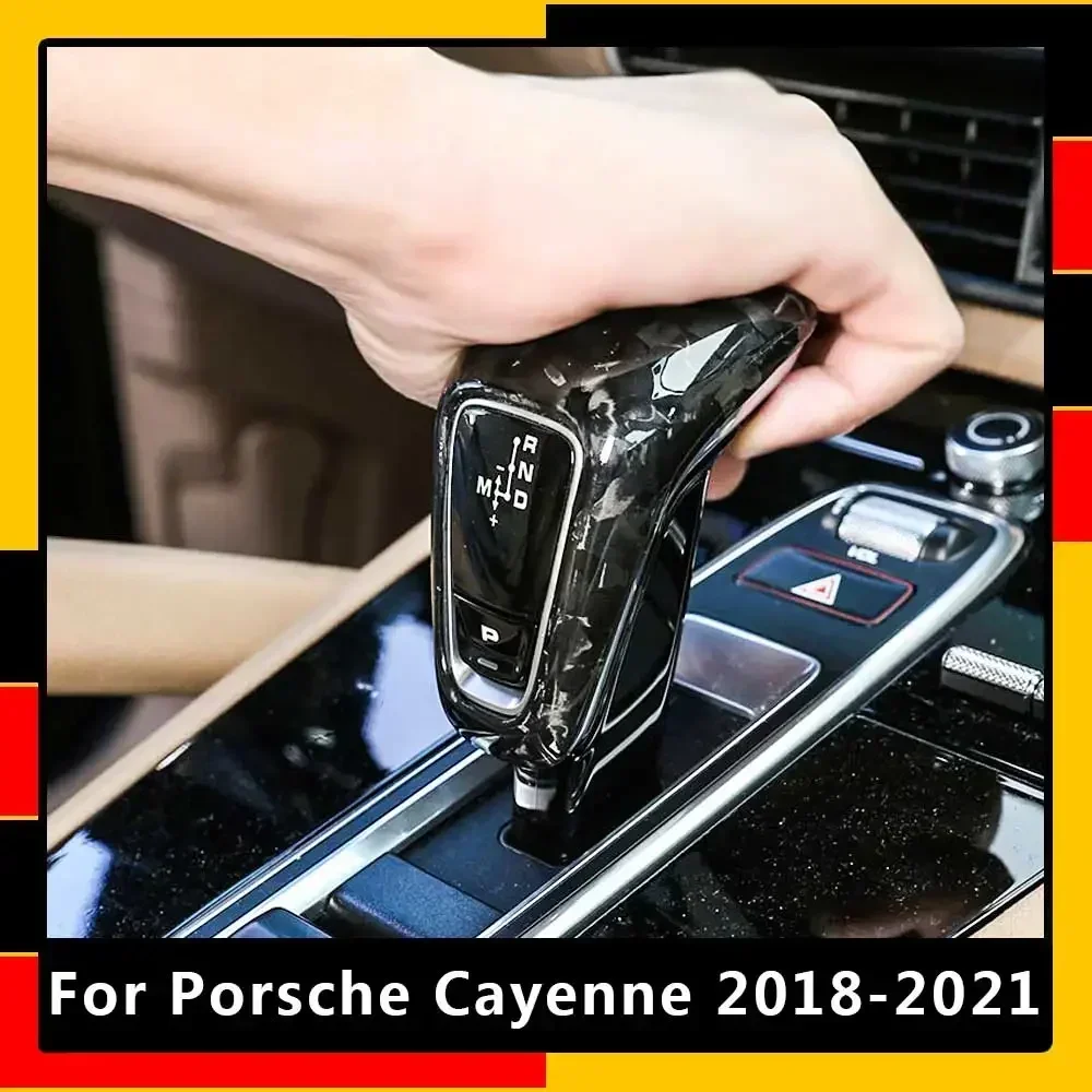 

Для Porsche Cayenne 2018 2019 2020 2021 2022 реальное углеродное волокно Стандартная отделка Обложка стикер аксессуары для стайлинга автомобиля