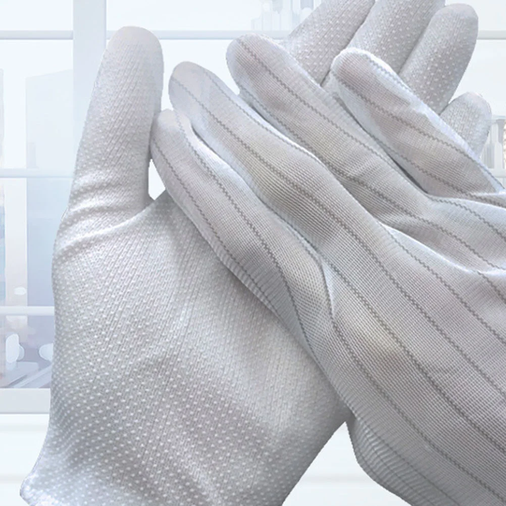 

Electrode Gloves Working Gloves Anti-static Gloves Electronics Installation Protection Fiber Repair Installation Gloves