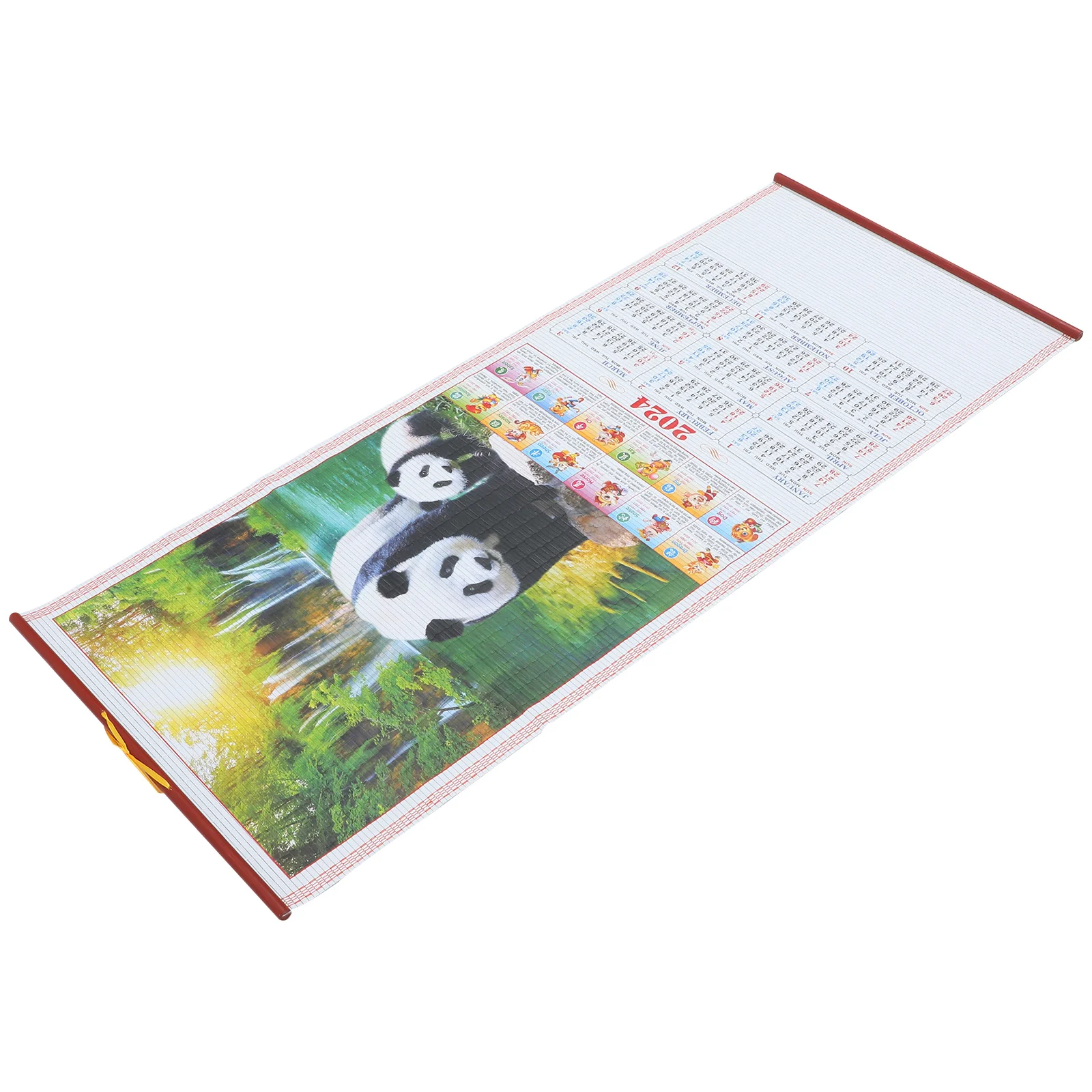 

Hanging Scroll Calendar 2024 Large Size Premium Paper Wall Monthly Lunar Decorative Home Office Chinese New Year Gift