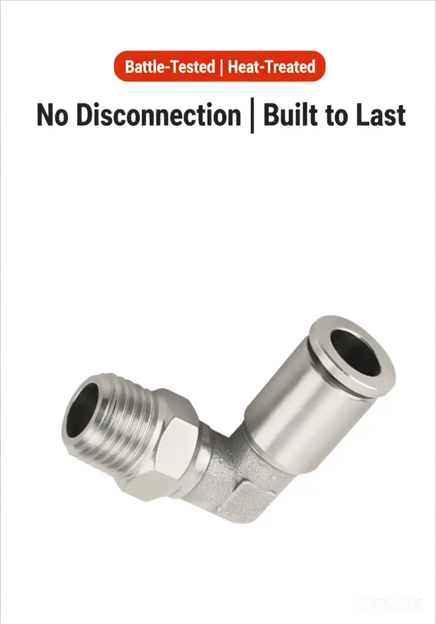 304 Stainless Steel Pneumatic Quick Fitting PC4/6/8/10 Straight PL4/6/8/10/12mm Push In Air Tube Connector
