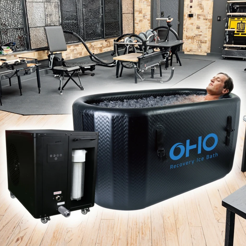 

Portable Ice Bath Recovery Pod Cold Plunge Tub Pool Can Connect with Optional Chiller for Sport Recovery