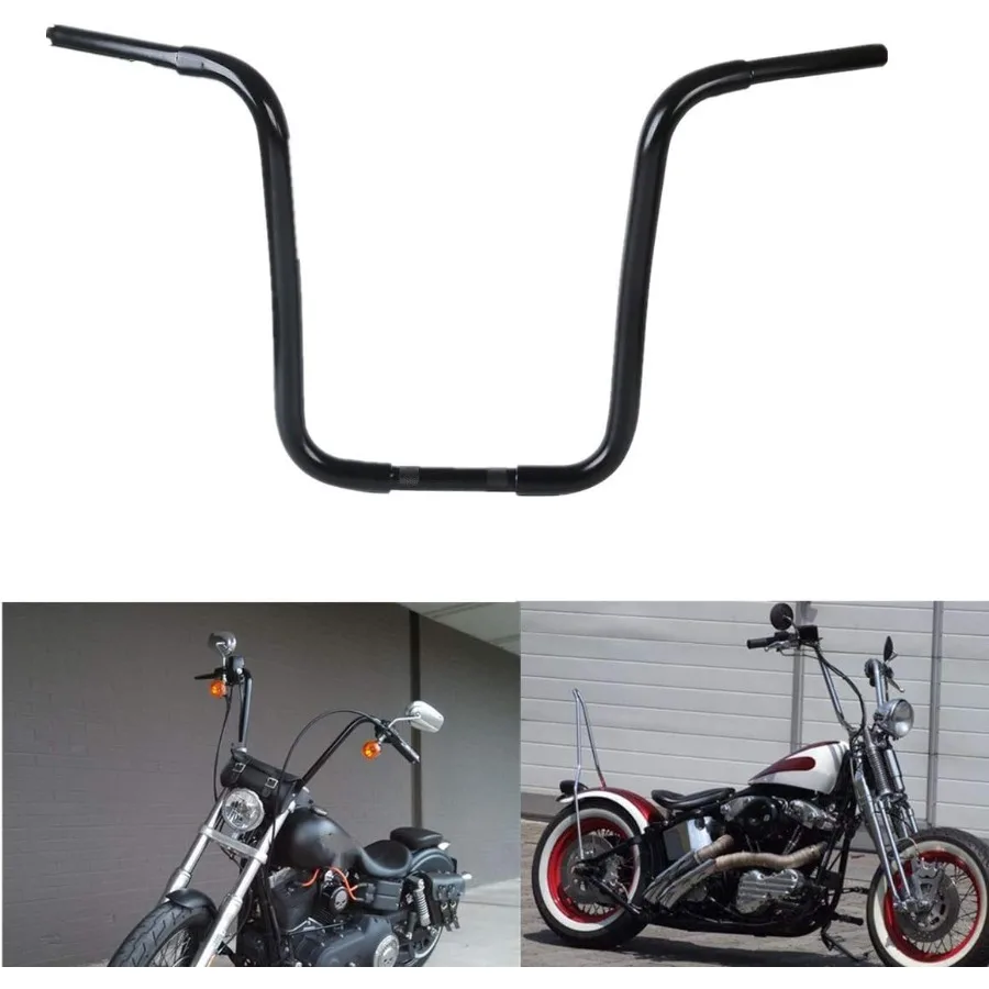 

Руль 18 Rise 11 4 Ape для Harley Sportster XL 883 1200 Softail Slim Heritage Fat Boy Deluxe Deuce Dyna Super Glide Wide Gl