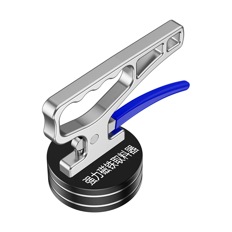 

Portable elevator steel mold handling tool 30-60KG load strong magnet suction cup magnetic material picker laser cutting