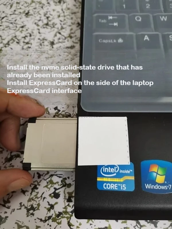 Zdjęcie 6: Interfejs ExpressCard do dysku SSD m.2 nvme x201 T430 hp8570 w520