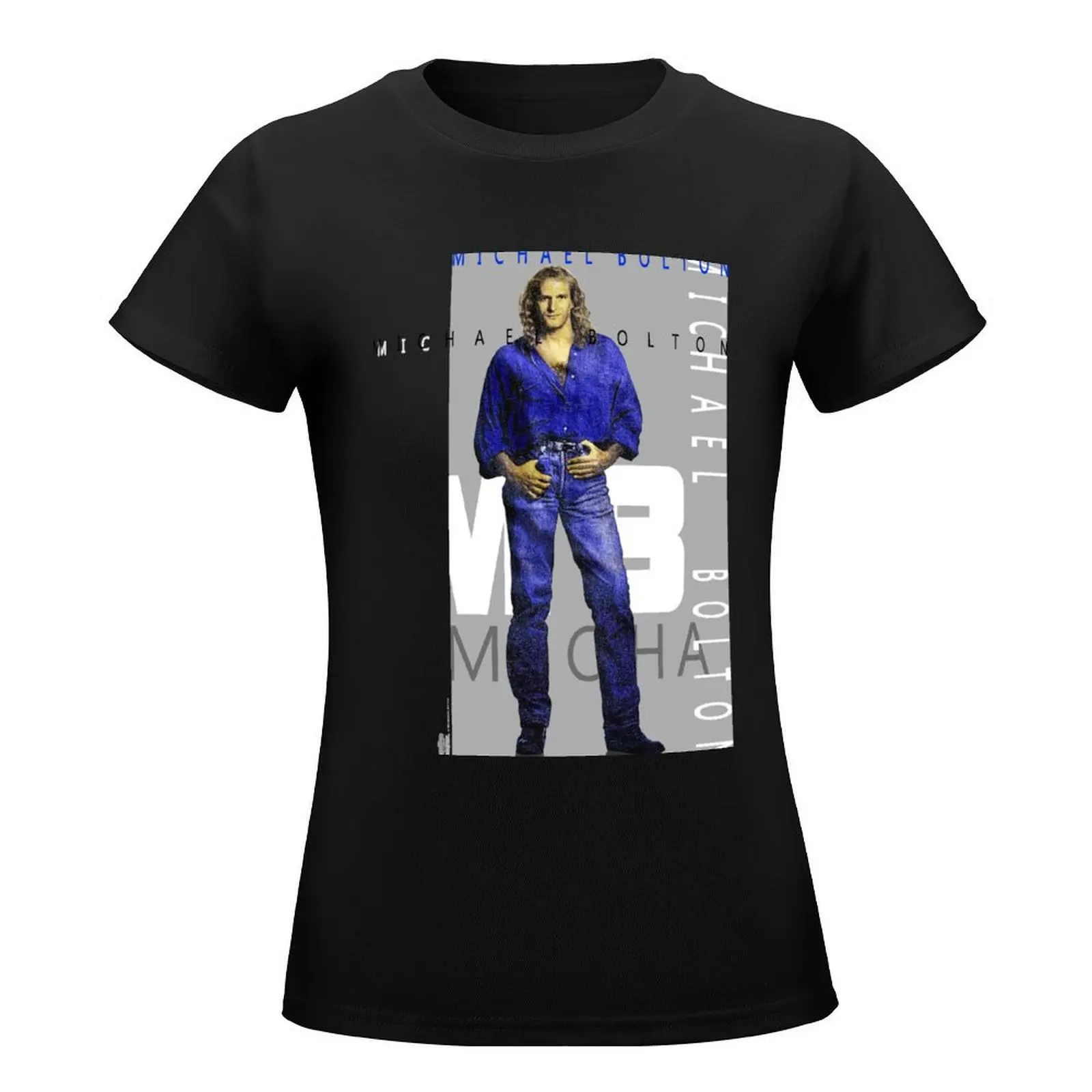 Michael Bolton 1994 The One Thing Tour T-Shirt oversized Short sleeve tee aesthetic clothes T-shirt Women