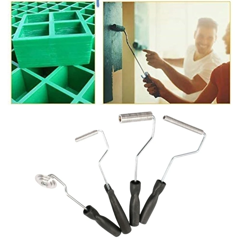 Portable Aluminum Alloy Fiberglass Laminating Rollers for Effective Air Bubble Reduction in Bath and Boats Repairs
