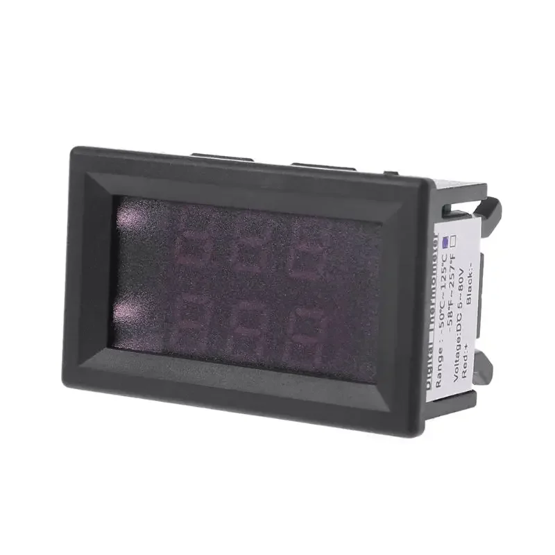 จอแสดงผล LED อุณหภูมิเครื่องทดสอบดิจิตอลรถเครื่องวัดอุณหภูมิเครื่องวัดอุณหภูมิ