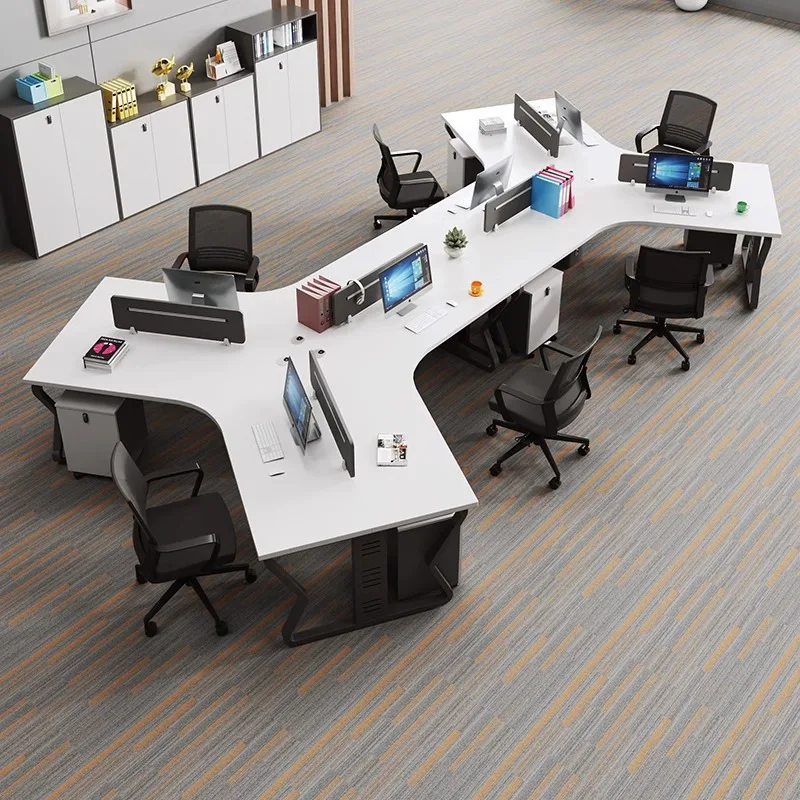 

Office staff Desk 6 people 8 people Computer booth Creative staff Office combination Simple and modern