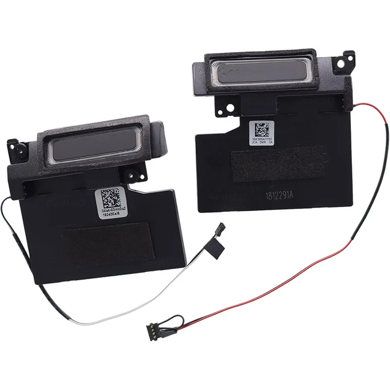 Left & Right Front Loud Speaker kit /Tweeters Speaker kit Replacement for HP Spectre x360 15-DF 15-DF1033DX 15-DF0013DX, Black