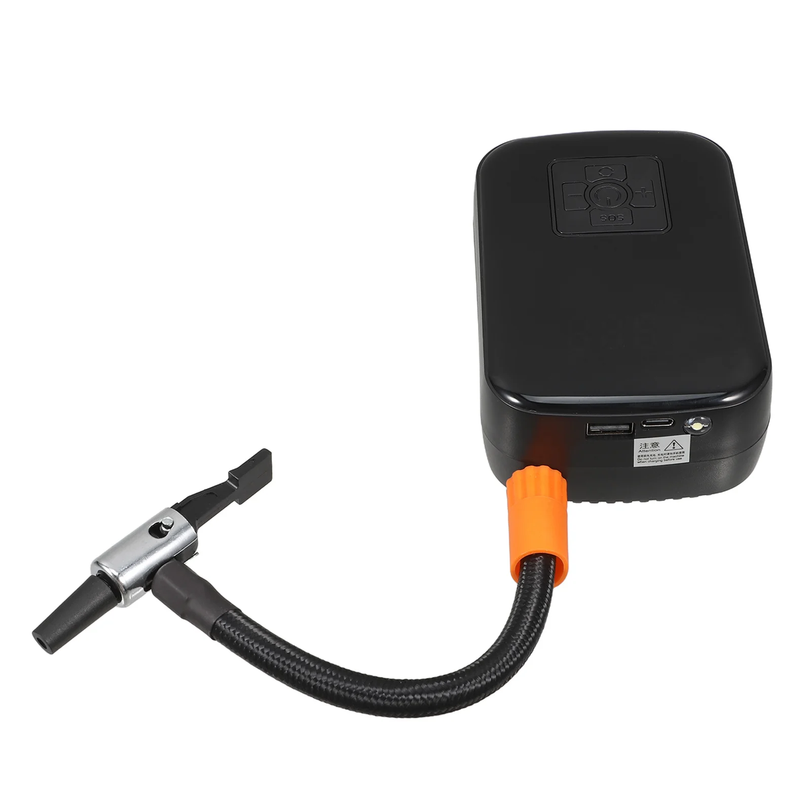 منفاخ إطارات السيارة المحمول القابل لإعادة الشحن مضخة ضاغط الهواء للدراجات النارية أداة السفر اللاسلكية #4