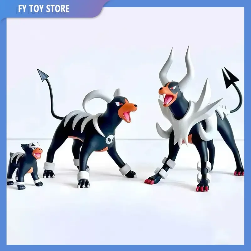 

3pcs/set Anime Pokemon Figure Houndoom Figures Houndour Action Figures Pvc Collection Model Toys Gifts