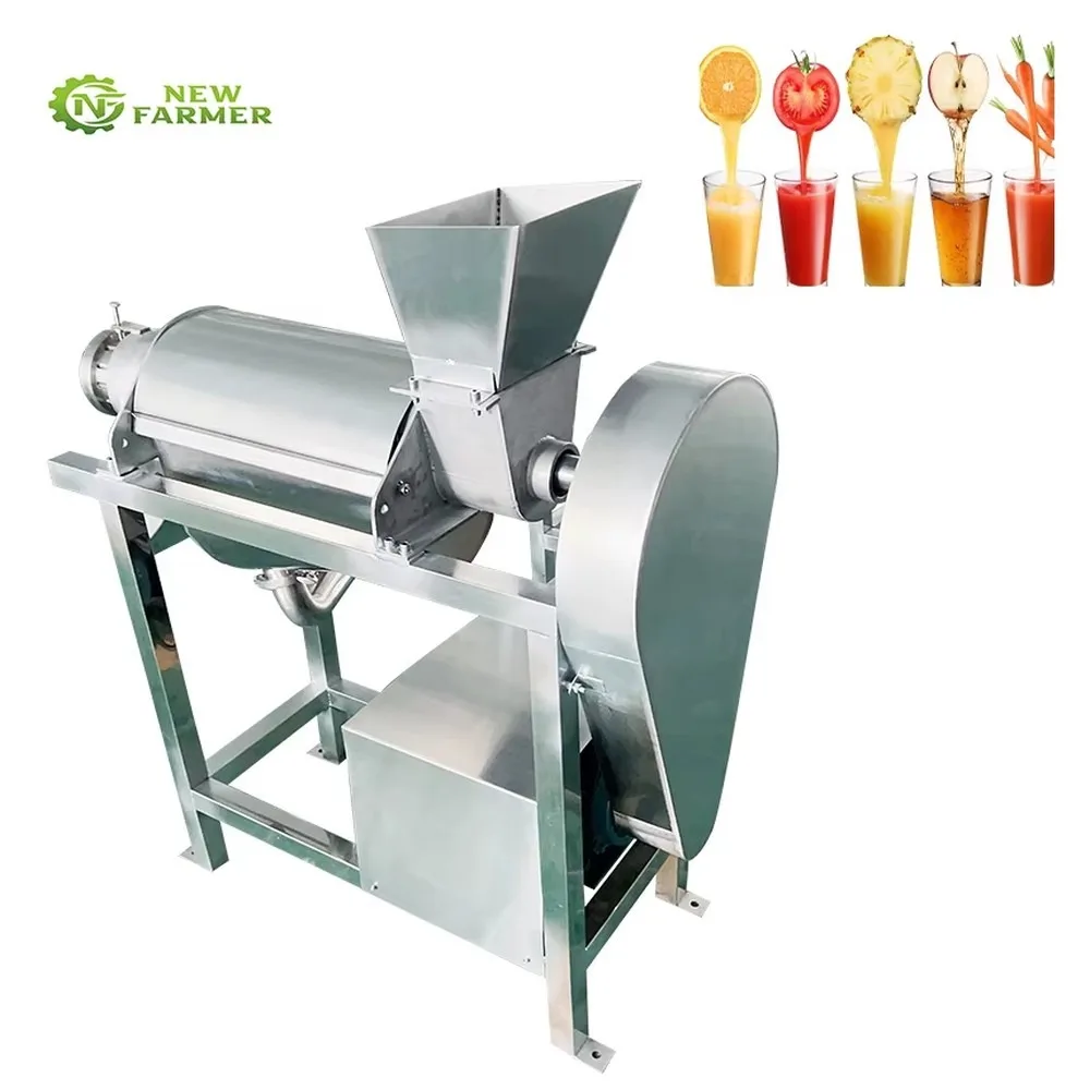 Commercial Automatic Fruit Juice Extractor Machine for Apple Coconut Milk Squeezer Electric Juicer Maker