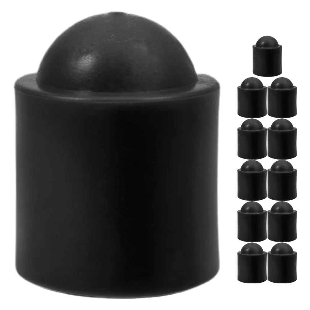 

12Pcs Pool Cues End Protectors Rubber Replacement Billiard Cue Bottom Covers Snooker Rod Parts Billiards Cue End Protector