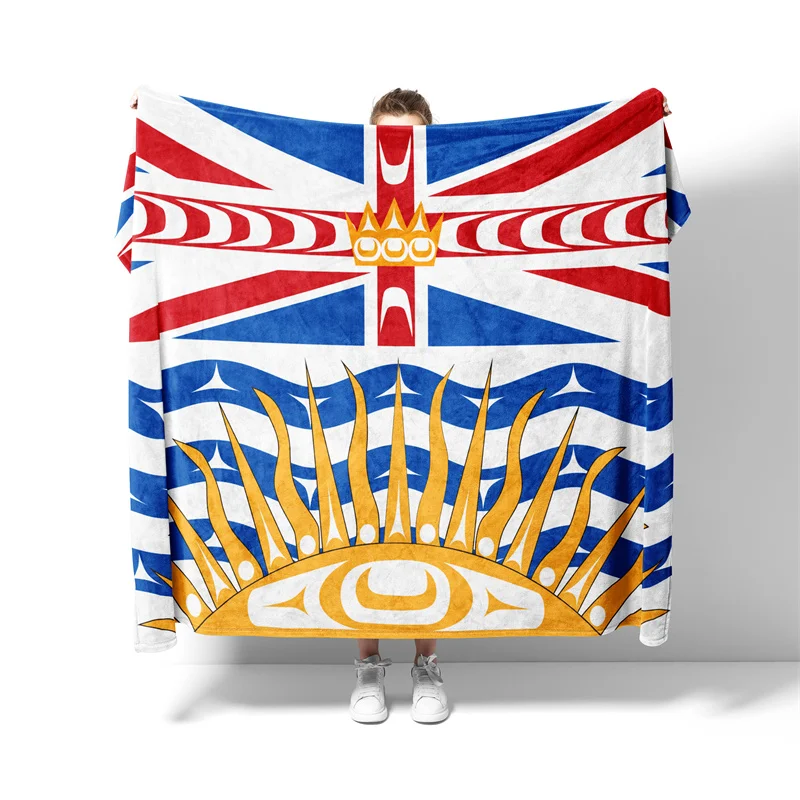 Aertemisi British Columbia Indigenous Pet Blanket for Small Medium Large Dog Cat Puppy Kitten Couch Sofa Bed Decor