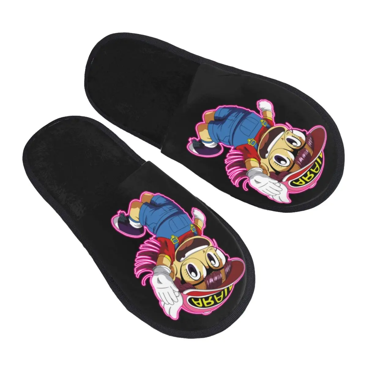 

Custom Print Women Arale Toss Dr Slump House Slippers Soft Warm Memory Foam Fluffy Slipper Indoor Outdoor Shoes