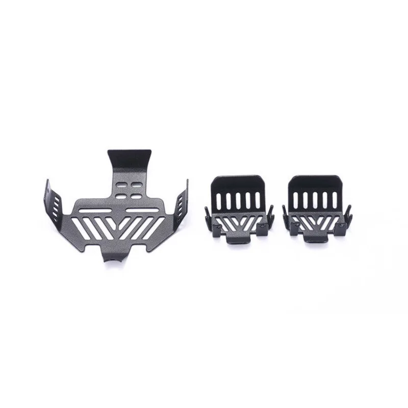 ,.is Front Guard Anti-scratch Stainless Steel Armor Egg Protector Bottom Protector for 1/10 RC Crawler TRAXXAS TRX4