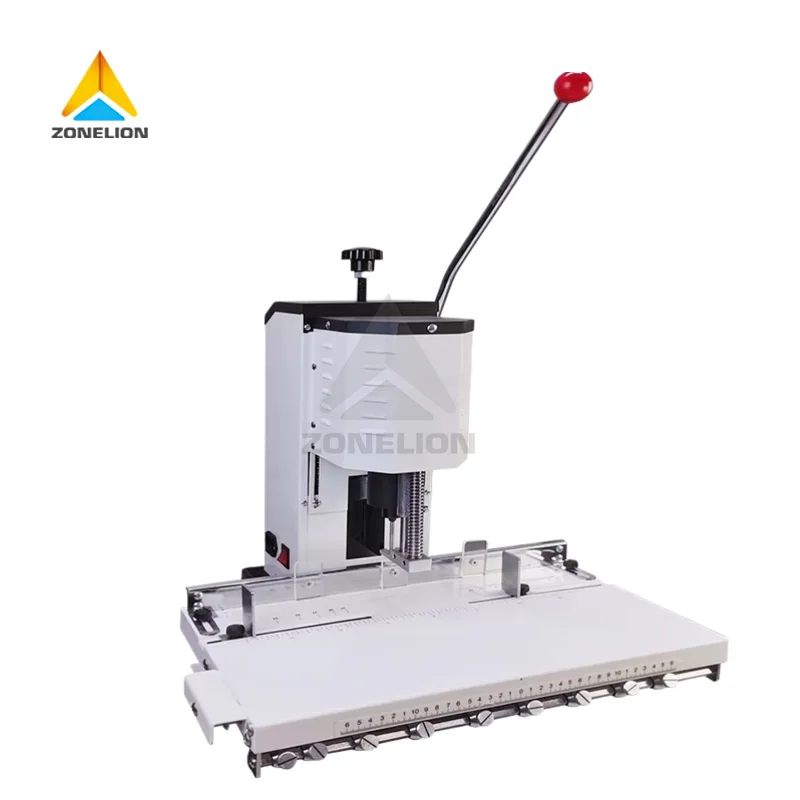 Desktop Electric Paper Hole Punching Machine Heavy Duty Paper Drill For Office