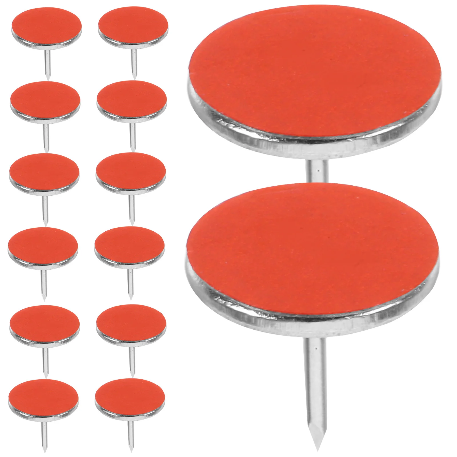 

50 Pcs Push Pins Cute Camping Tacks Hiking Marker Reflective Glowing Thumbtacks