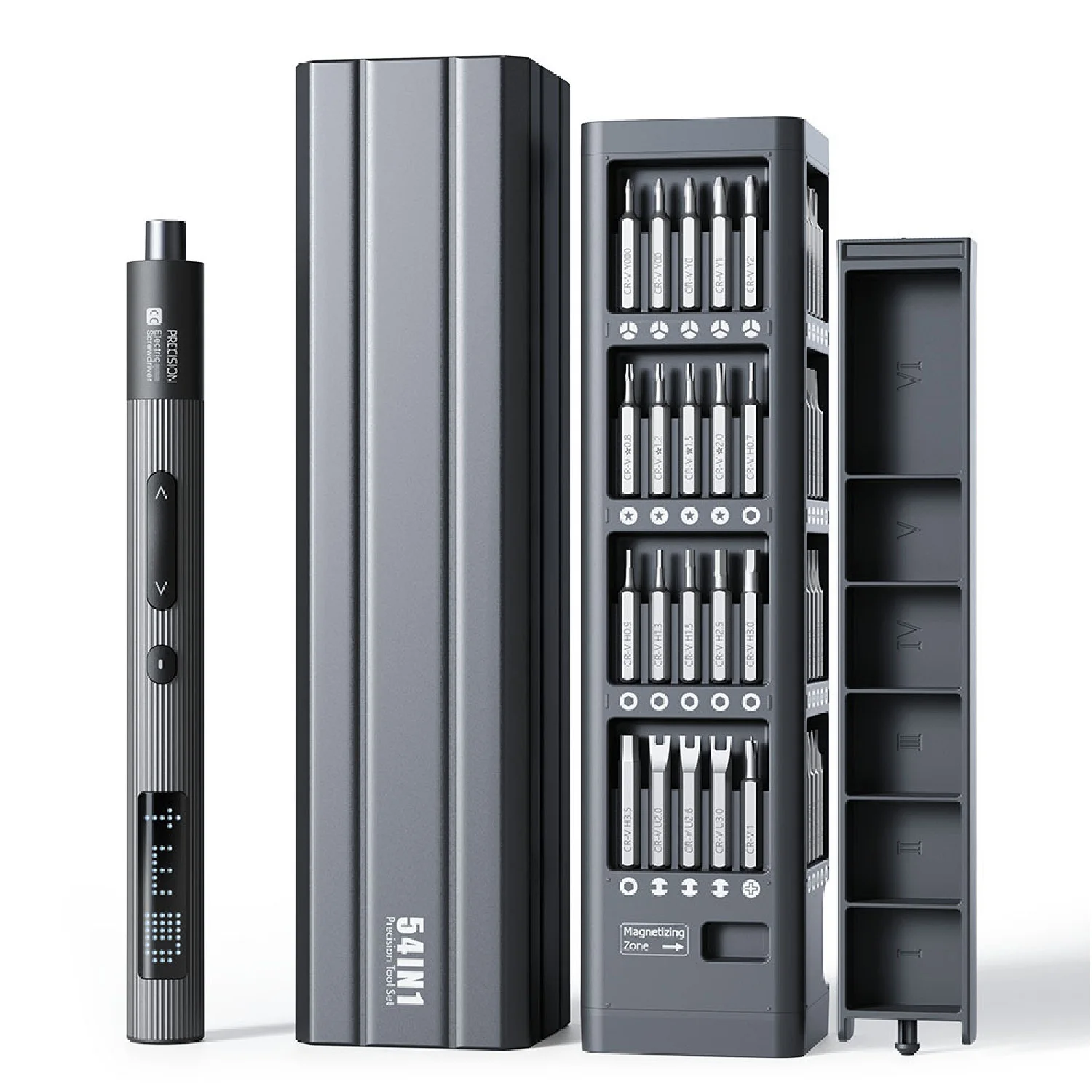 

1 комплект электрических отверток, набор электрических отверток — набор прецизионных отверток 50 в 1, 3 настройки крутящего момента, набор инструментов для ремонта