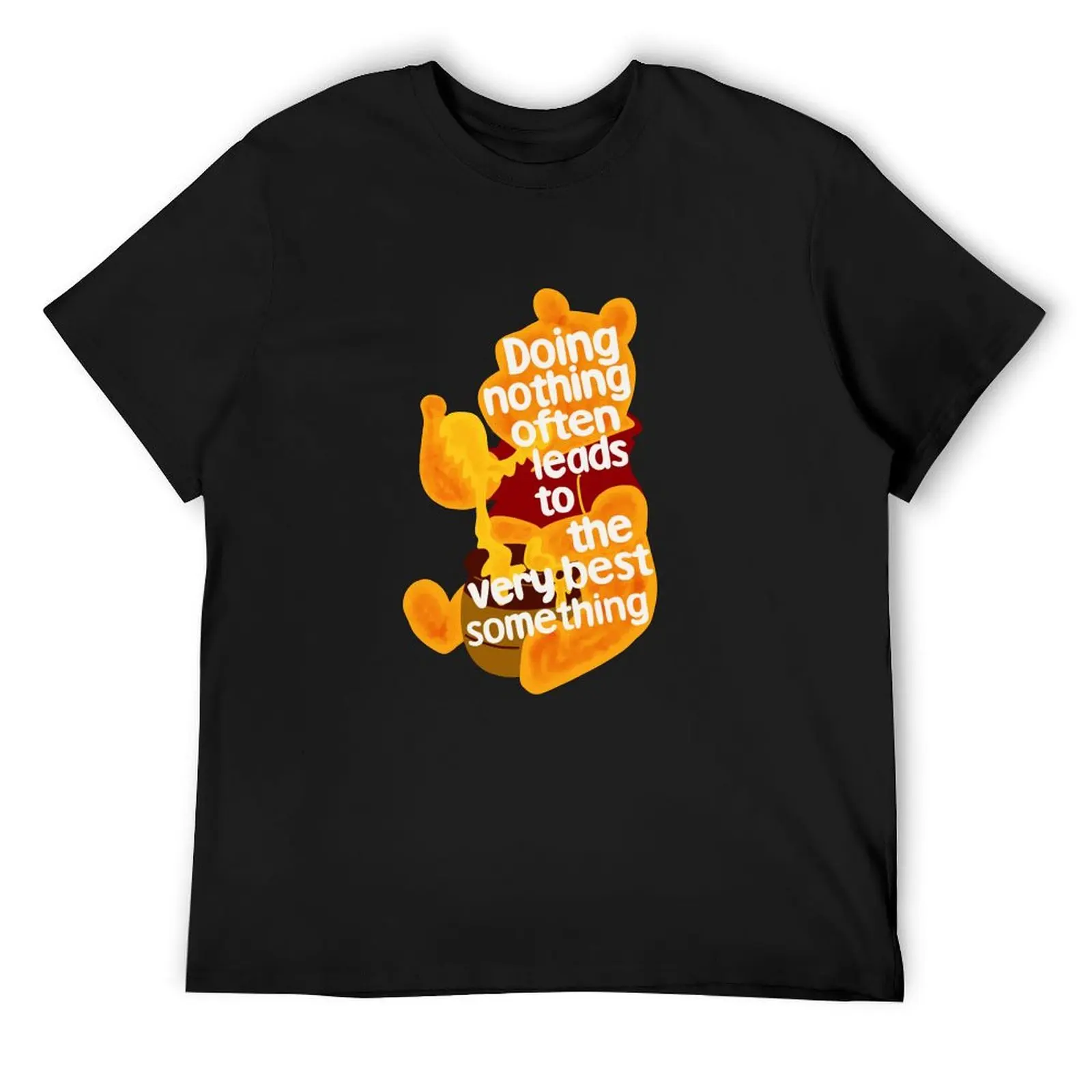 

Doing nothing bear T-Shirt sports fans man t shirt oversized t shirt rapper graphic tees mens shirts graphic tee