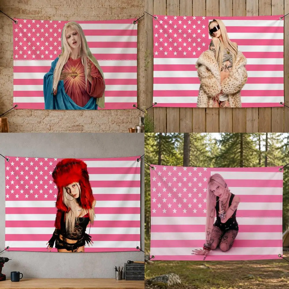 Music Star Talent Music Legendary Art Popular M-Metrika Flags Flag Banner for Bedroom Dorm Party Home Living Room Game Room Gift