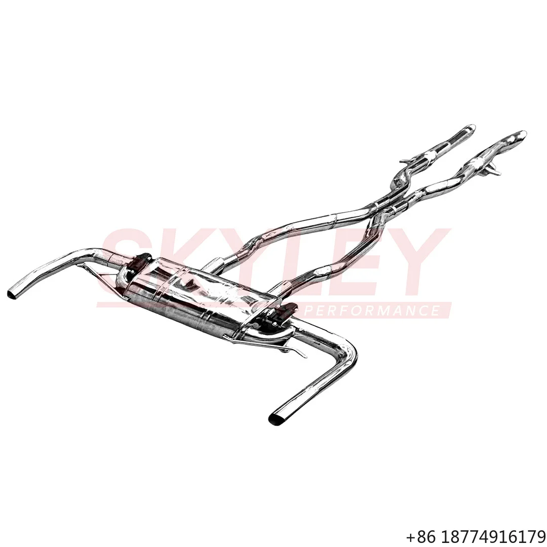 

Stainless Steel Exhaust Catback for GLE63 ML63 W166 2015-2019 With Muffler Valves Pipes Exhaust System