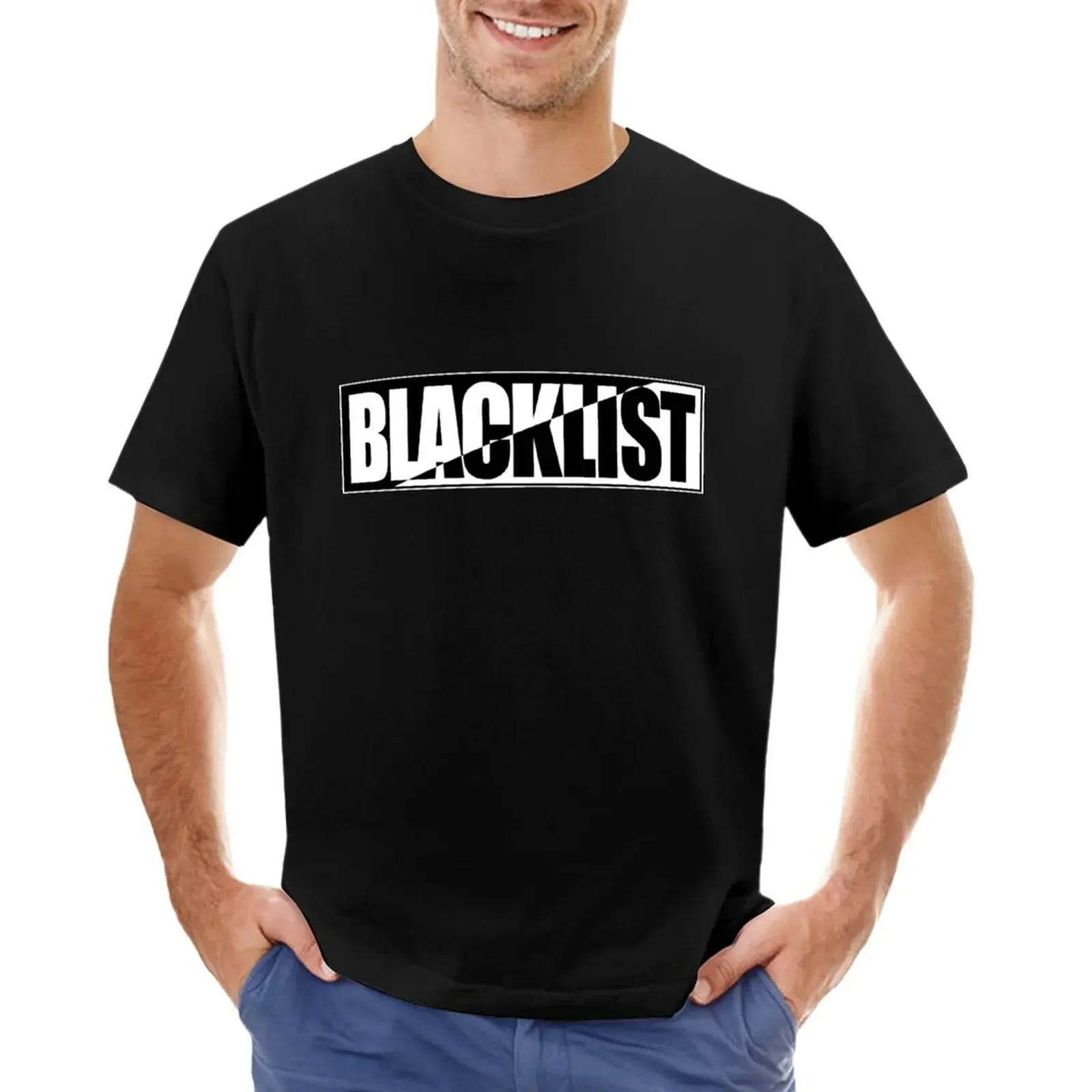 

BLACKLIST UNIVERSE logo T-Shirt anime clothes summer clothes aesthetic clothes mens workout shirts