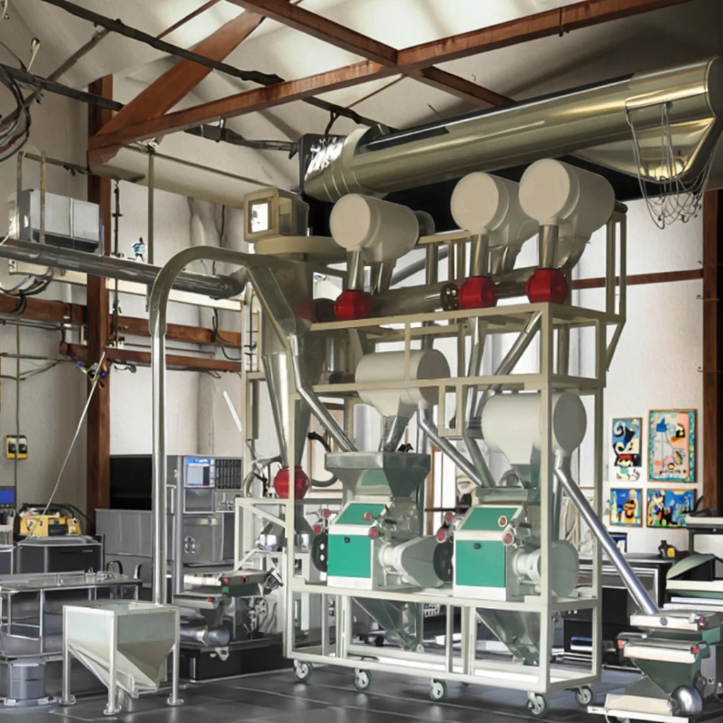 Small Scale 10 Tons Per Day Wheat Flour Grinder Milling Machine With Engine Motor Gear Core Components For Sale Customize