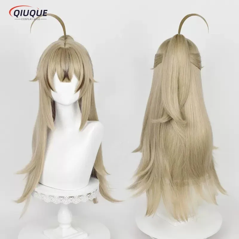 

asdh8@Game Impact Kirara Cosplay Wig Long Light Linen Kirara Heat Resistant Synthetic Hair Halloween Party Wigs + Wig CapCOSda@