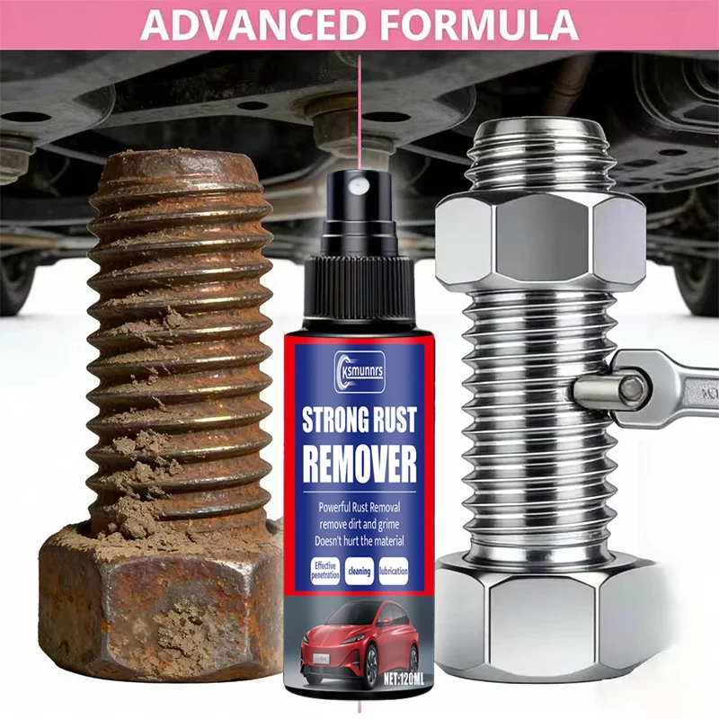 Rust Remover & Converter Spray - Convert Rust to Paint-Ready Surface for Metal Refinishing