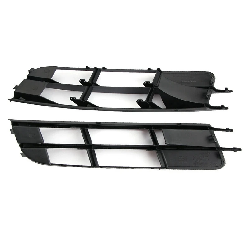 Left Right Front Bumper Lower Intake Grilles Grill Vent Trim For- Q7 2007-2009 4L0807681 4L0807682