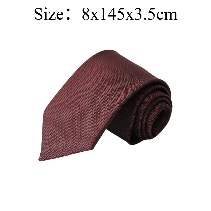 Creative Retro Textured Solid Formal Necktie,Korean Style 8CM Dark Pattern Tie,Business Professional Accessory For Wedding Suit