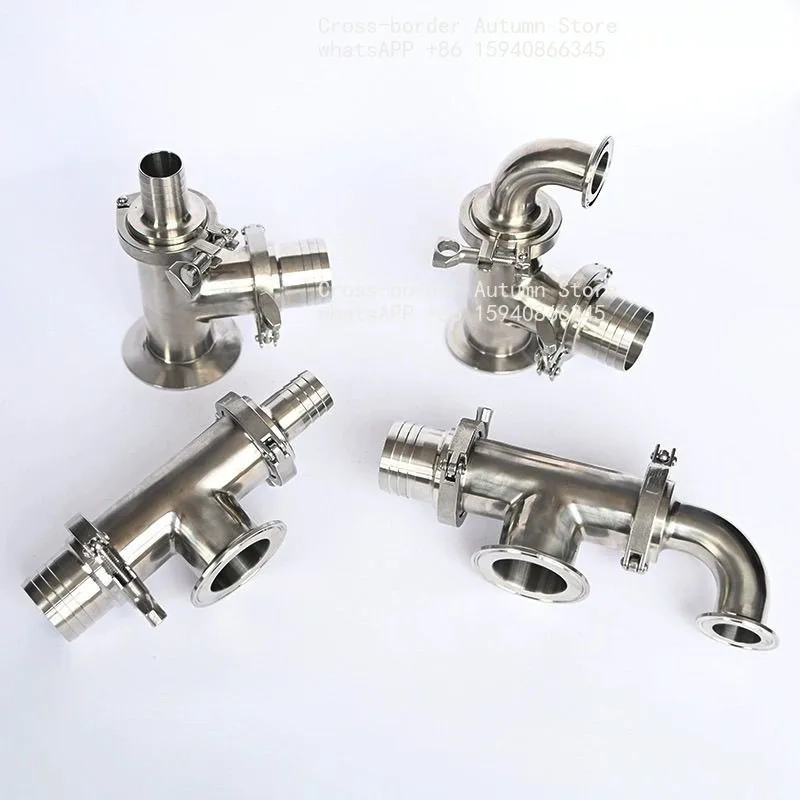 304 pneumatic filling machine stainless steel three-way check valve, machine with water inlet and outlet liquid filling