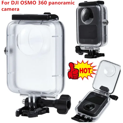 Imagen 1 del producto Estuche de buceo para cámara panorámica DJI OSMO 360 Estuche impermeable invisible, 360 ° Accesorio para cámara de acción panorámica, 