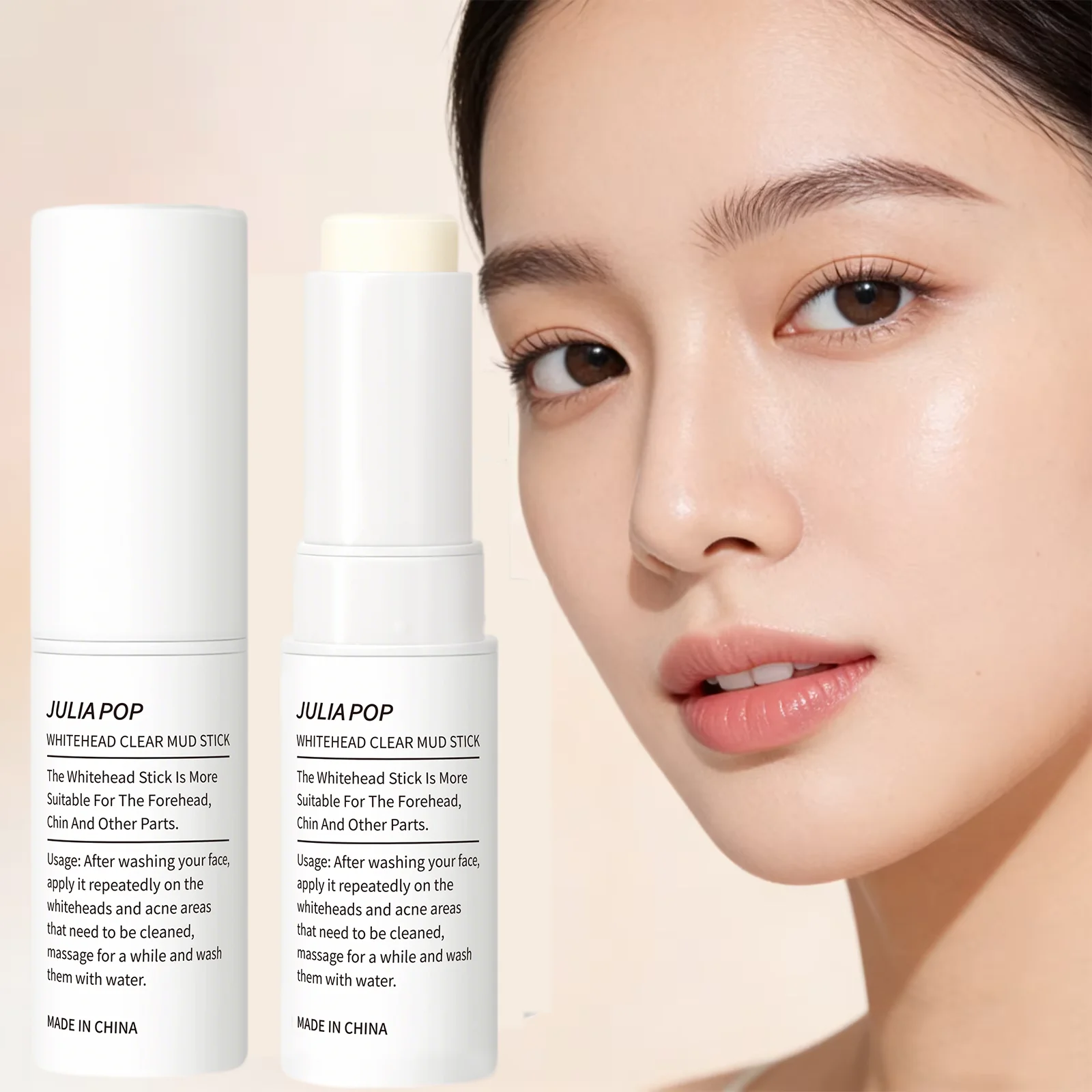Facial Pore Shrinking Stick Fine Pores Firming Skin Increasing Skin Elasticity Moisturizing Brightening Deep Clean Skin Care