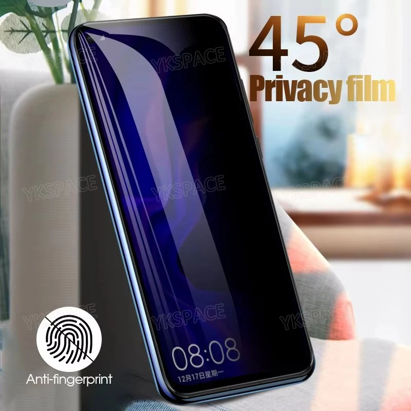 2Pcs Privacy Screen Protector For Honor 10 10i 20 Lite 20i 30i V30 8X 9X X10 Pro 30 Anti Spy Peeping Tempered Glass