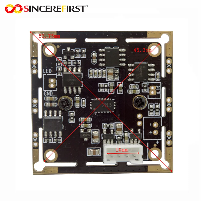 カスタマイズ可能な工場向け高フレームレート480FPS 1.3MPグローバルシャッターCMOSセンサーモノクロUSBカメラモジュール