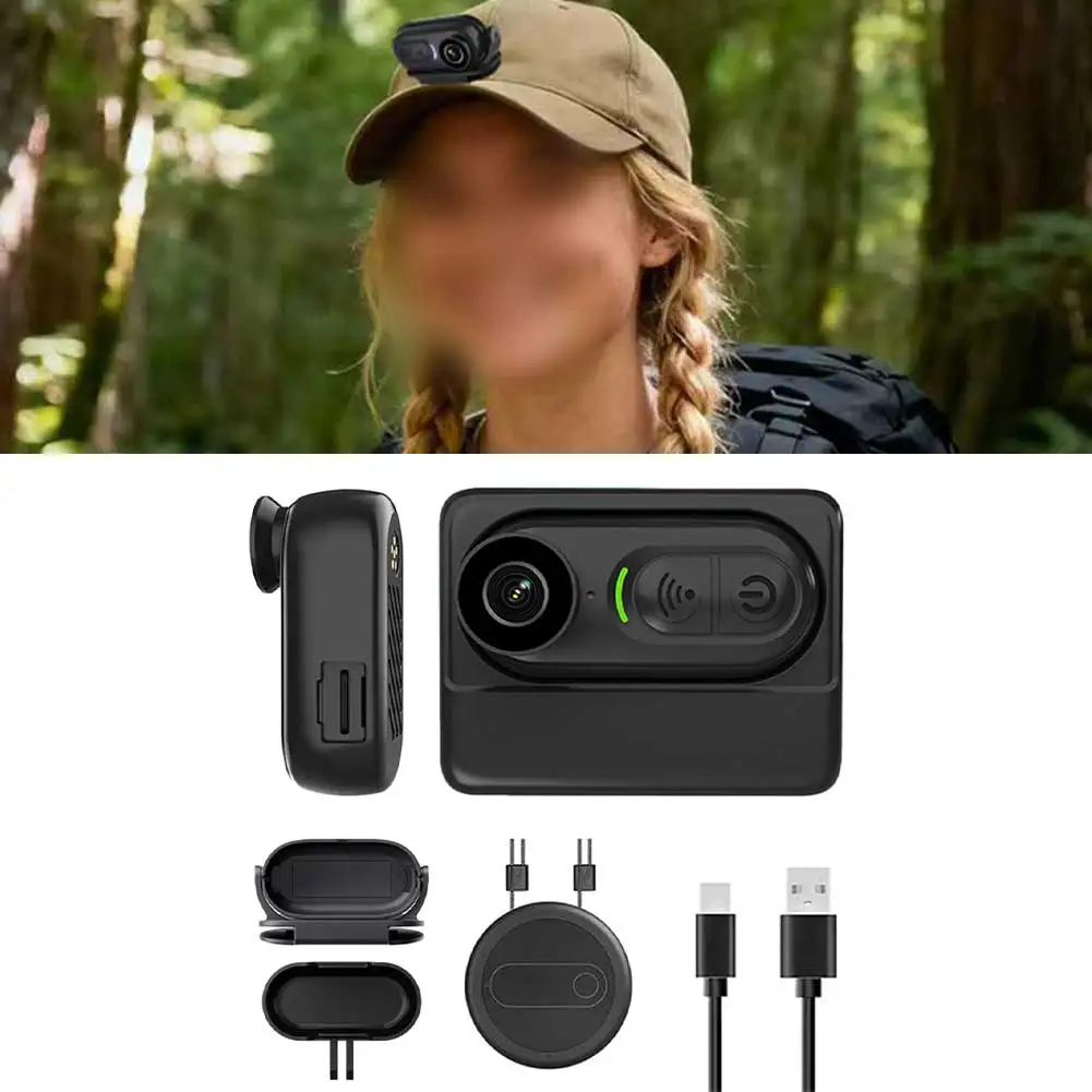 

1 комплект, спортивная камера 4K для большого пальца, Wi-Fi, портативная магнитная коробка для хранения с зарядкой, карман для езды на велосипеде на открытом воздухе, аксессуары для камеры для домашних животных