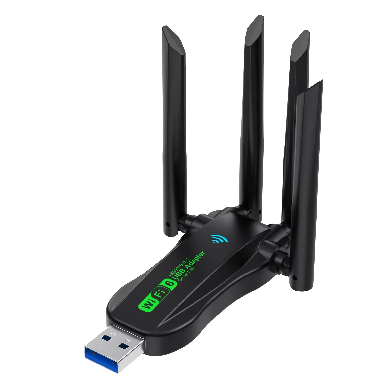 900 Мбит/с Wi-Fi USB-адаптер Bluetooth 5,4 Wi-Fi6 Dongle двухдиапазонный 2,4G/5Ghz 4 антенны беспроводной приемник драйвер бесплатно для ПК Win10 11