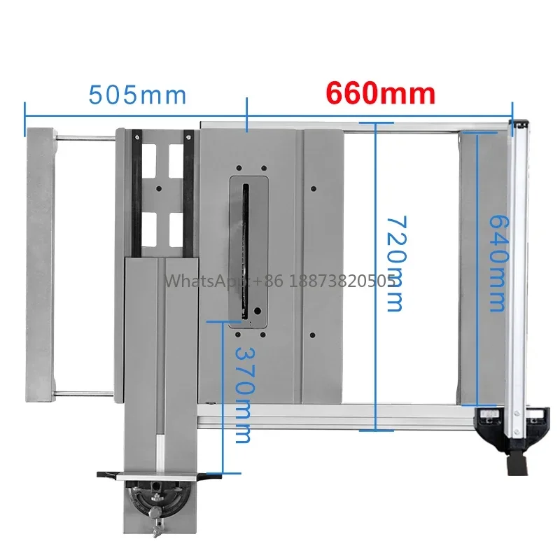 255mm 1800W Cutting Table Saw For Woodworking Power Saws