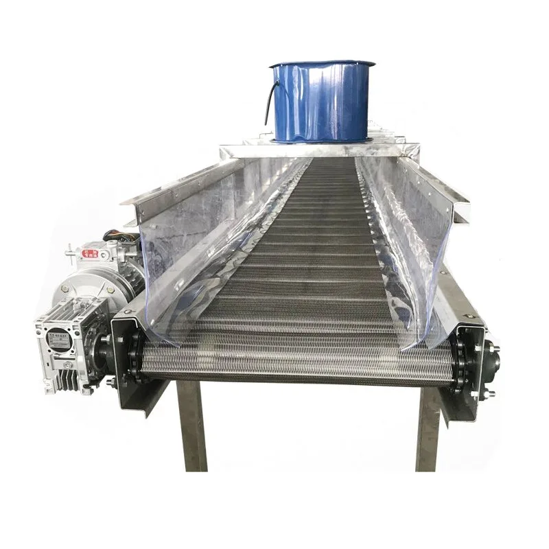 Stainless Steel Mesh Belt Conveyer Vegetable Cleaning and Cooling Dryer