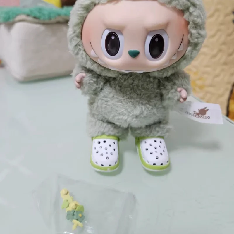 

Мини-тапочки, аксессуары для кукол для лабу, имитация обуви с маленькими отверстиями, модель украшения, детская игровая игрушка, летняя кукла, наряд ﻿